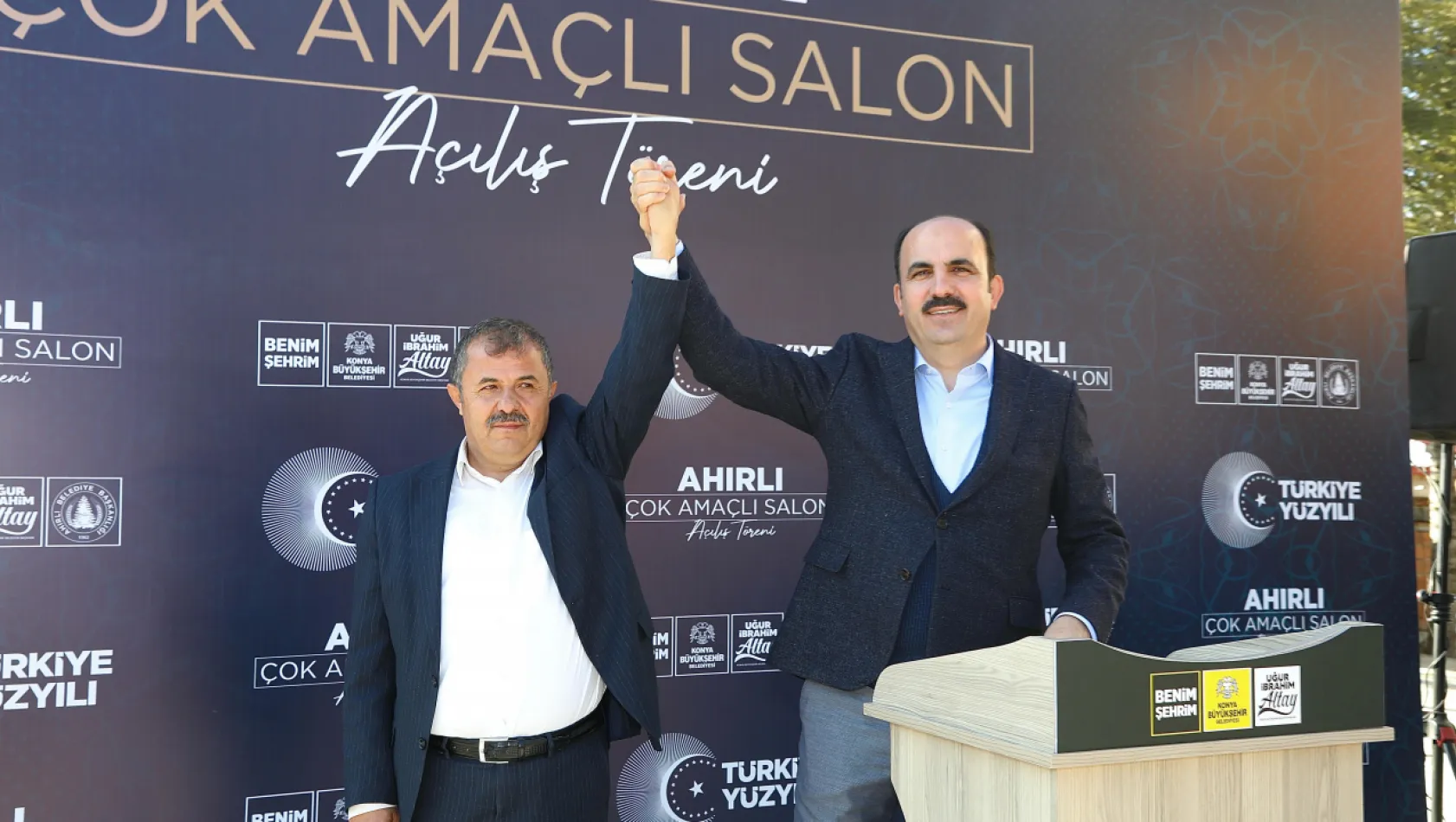 Başkan Altay Ahırlı Ve Yalıhüyük İlçelerini Ziyaret Etti, Ahırlı Çok Amaçlı Salonun Açılışını Yaptı