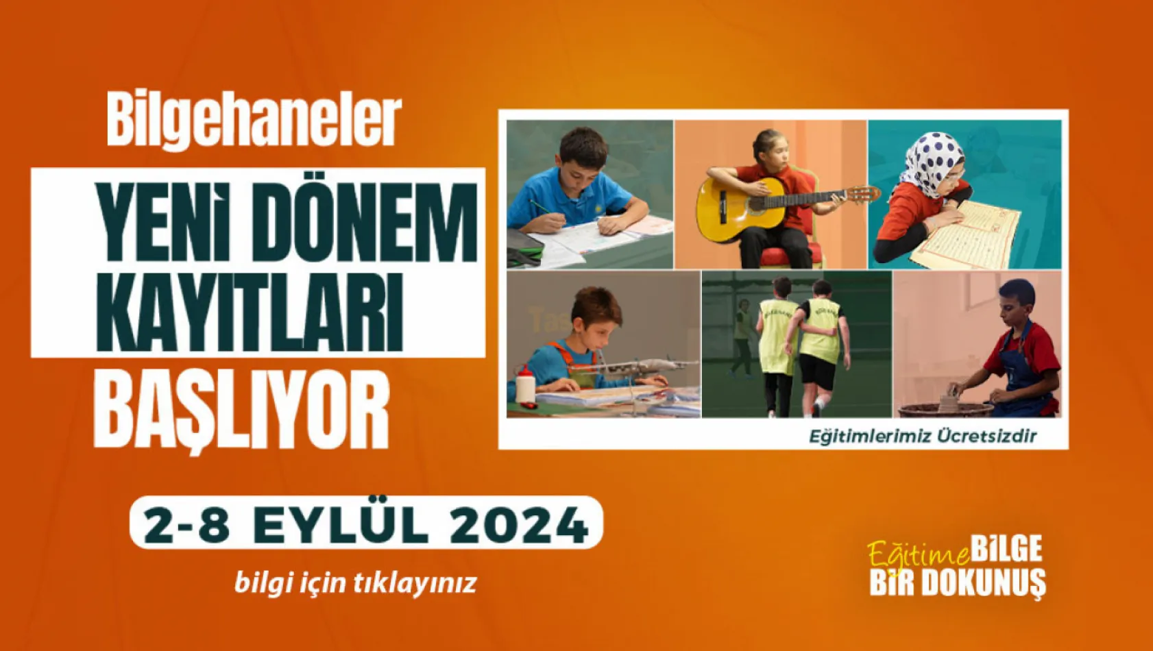 Büyükşehir duyurdu: Bilgehanelerde yeni dönem!