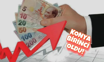 Konya bütün şehirleri sollayarak birinci sırada yerini aldı!