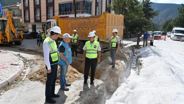 Akşehir'deki devasa altyapı çalışması devam ediyor!