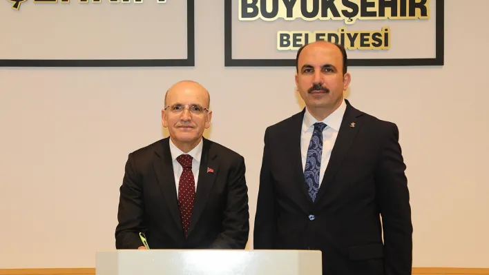 Hazine ve Maliye Bakanı Mehmet Şimşek ve AK Parti Genel Başkan Yardımcısı Ömer İleri'den Konya Büyükşehir Belediye Başkanı'na Ziyaret