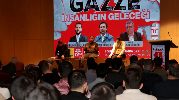 Konya Büyükşehir Belediyesi Tarafından Düzenlenen 'Gazze, İnsanlığın Geleceği' Konulu Panelde İsrail'in Gazze'ye Yönelik Sistematik Soykırımı Ele Alındı