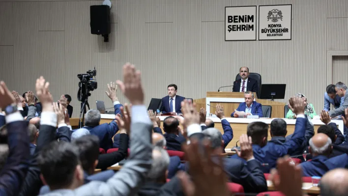 Konya Büyükşehir Meclisi'nin Yeni Dönem İlk Toplantısı Başkan Altay Başkanlığında Yapıldı