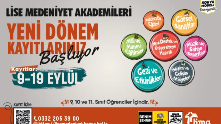 Konya'da Liseliler İçin Yeni Dönem Başlıyor!