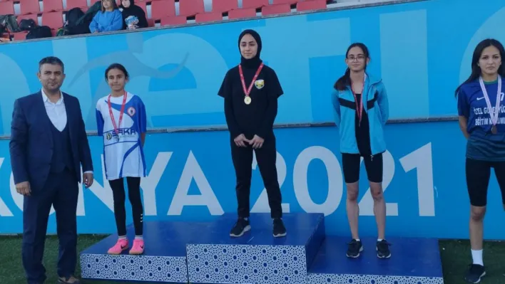 Konya'da Okul Sporları Atletizm İl Birinciliği Heyecanı Son Buldu