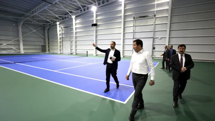 Konya'nın En Büyük Kapalı Tenis Kortu Tamamlandı