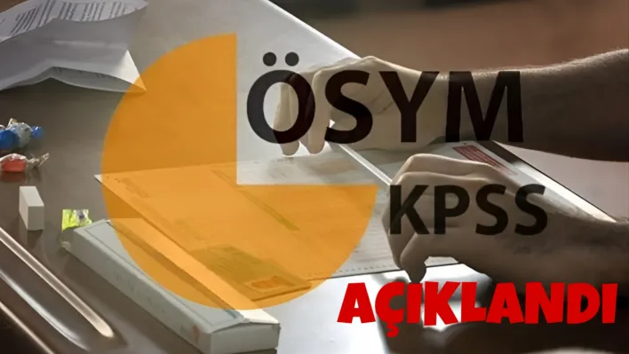 KPSS Ortaöğretim adayları için müjde: Sonuçlar açıklandı!