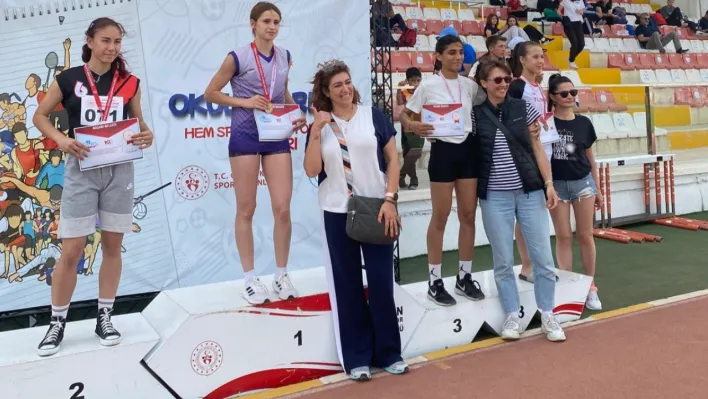 Okul Sporları Atletizm Grup Müsabakalarında Büyük Başarı